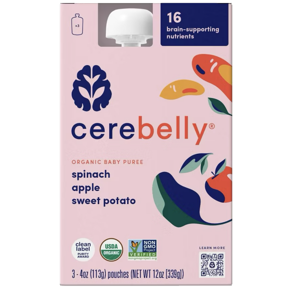 Spinach Apple Sweet Potato Baby Puree (3 CT)