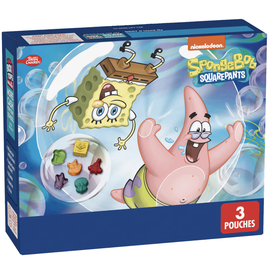 Spongebob Squarepants Assorted Fruit Flavored Snacks (3 CT)