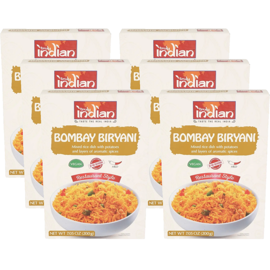 Restaurant Style Bombay Biryani Rice (6 Pack)