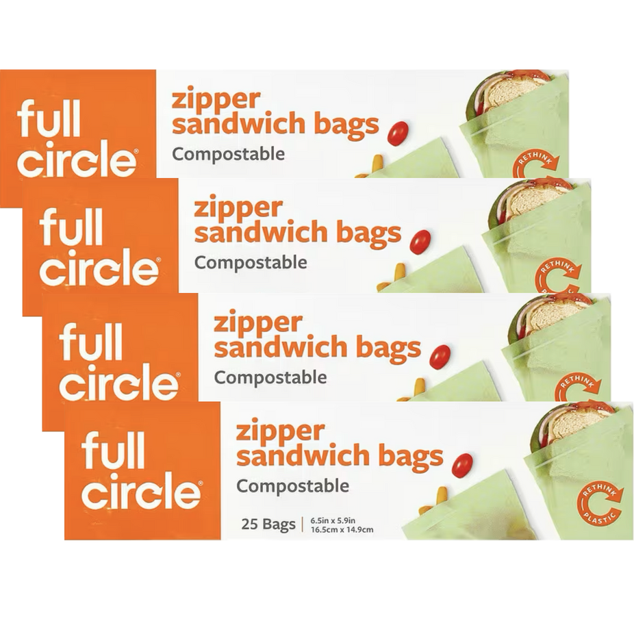 Compostable Sandwich Bags (100 CT)