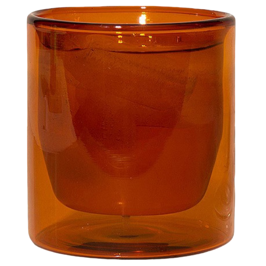 Double-Wall 6oz Glass - Amber