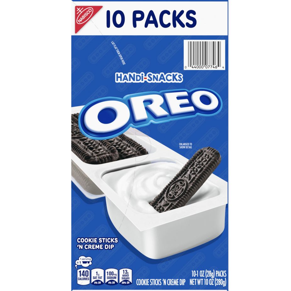 Handi-Snacks Chocolate Cookie Sticks 'n Creme Dip