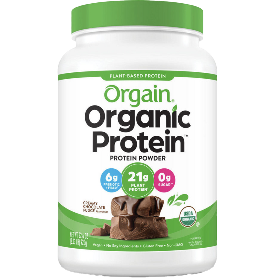 Organic Protein Plant-Based Powder - Creamy Chocolate Fudge