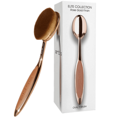 Elite Oval 7 Makeup Brush - Rose Gold