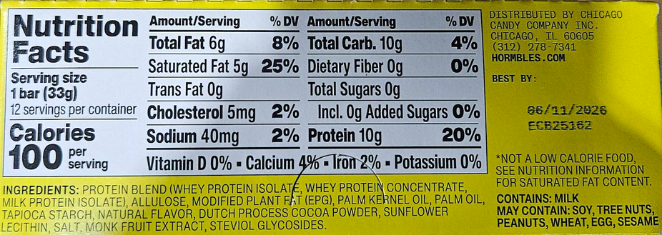 Cookies And Creme Protein Candy Bars (12 CT)