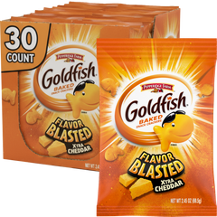 Pepperidge Farm Goldfish Snack Crackers, Flavor Blasted Xtra Cheddar