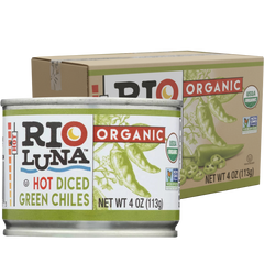 Organic Hot Diced Green Chiles (12 CT)