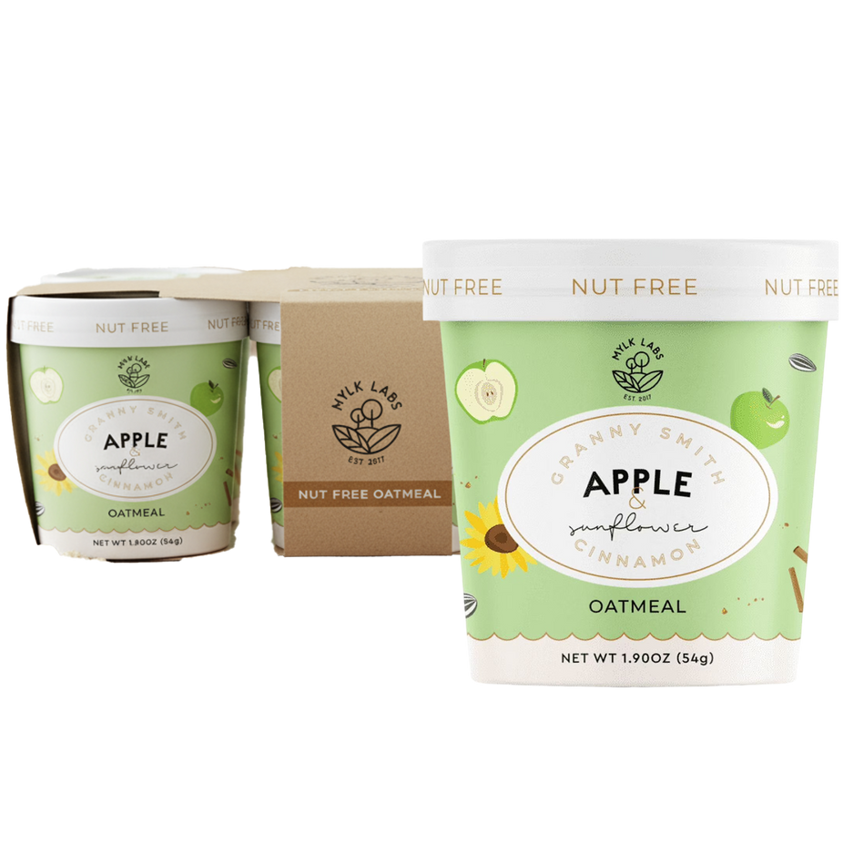 Granny Smith Apple & Sunflower Cinnamon Oatmeal Cups (6 Pack)