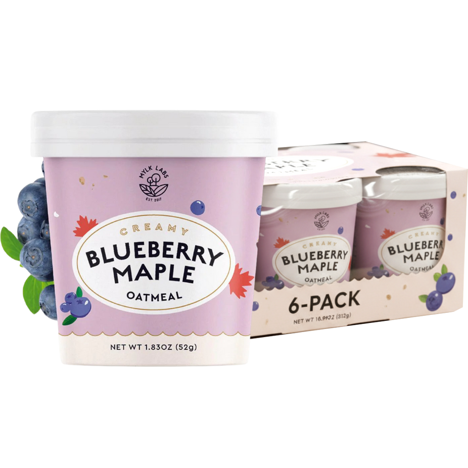 Blueberry Maple Oatmeal Cups (6 Pack)