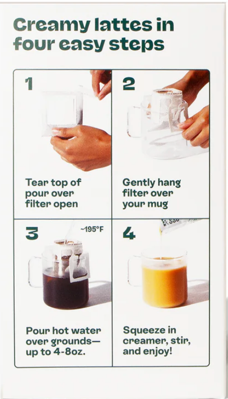 Classic Pour Over Latte Single-Serve Coffee (5 CT)