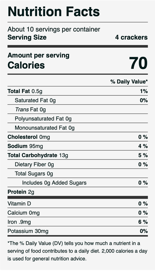 Roasted Garlic Mini Croccantini Crackers