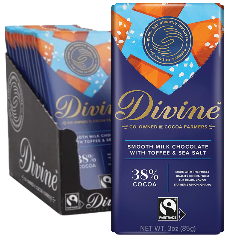 Milk Chocolate with Toffee and Sea Salt (12 CT)