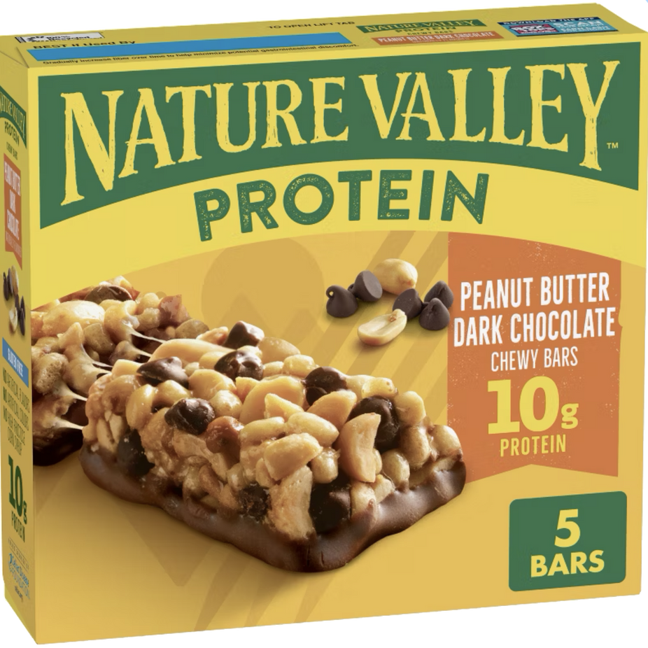 Protein Chewy Bars Peanut Butter Dark Chocolate (5 CT)