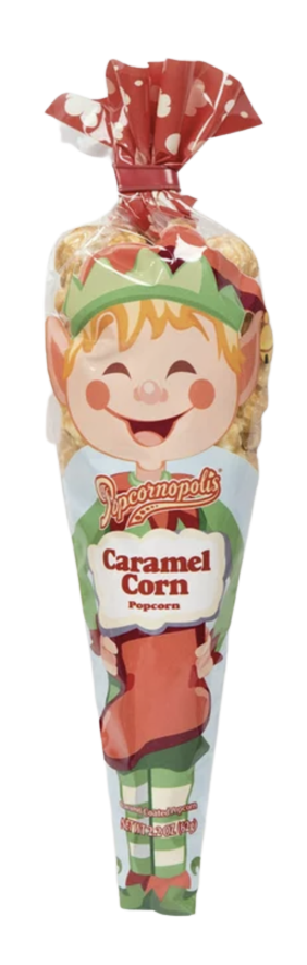 Popcorn Cone Holiday Caramel