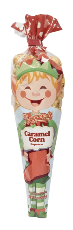 Popcorn Cone Holiday Caramel