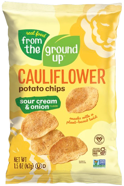 Cauliflower Potato Chips - Sour Cream and Onion (8 Pack)