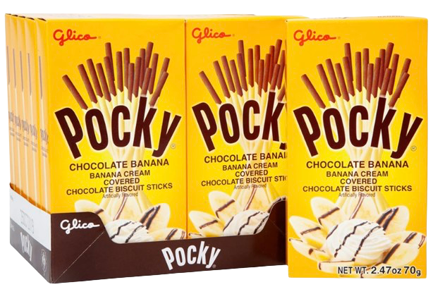 Pocky Chocolate Banana Biscuit Cookie (10 Pack)