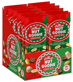 Original Nut Goodie On-the-go Snack Mix with Roasted Peanuts, Maple Nougat Drops and Milk Chocolate Squares (12 Pack)