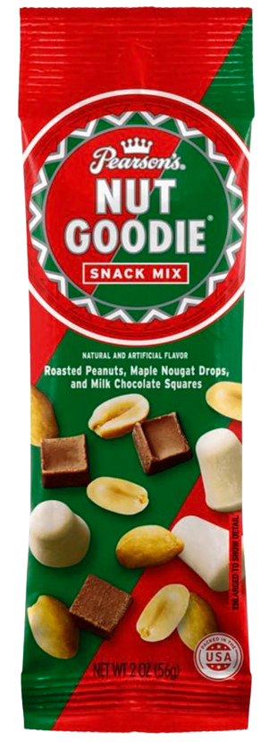 Original Nut Goodie On-the-go Snack Mix with Roasted Peanuts, Maple Nougat Drops and Milk Chocolate Squares (12 Pack)