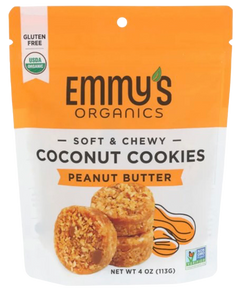 Organic Peanut Butter Coconut Cookies