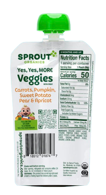 CoComelon Yes Yes More Veggies (8+ Months) (6 Pack)