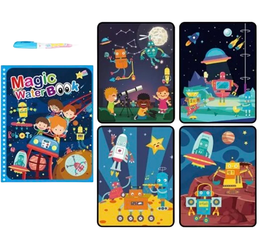 Magical Montessori Reusable Coloring Books (1 CT)