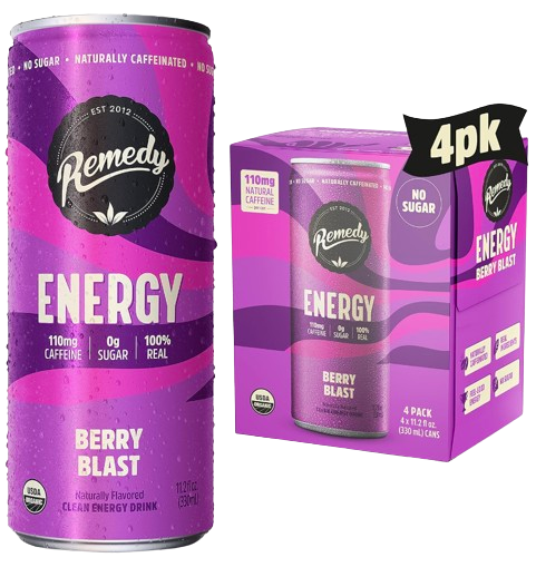 Energy Berry Blast Kombucha (4 Pack)
