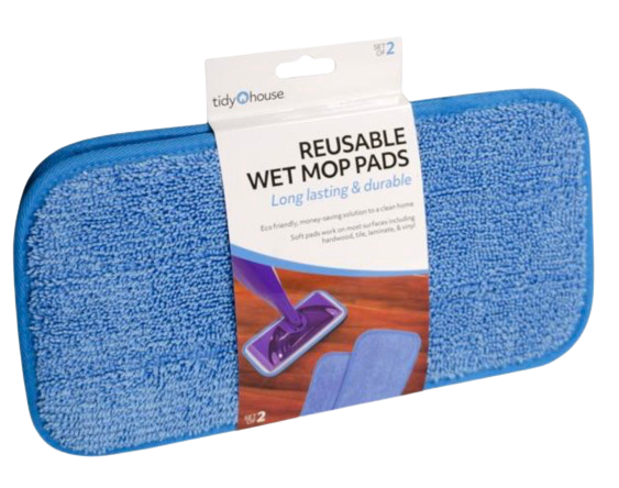 Reusable Wet Mop Pads - Set of 2