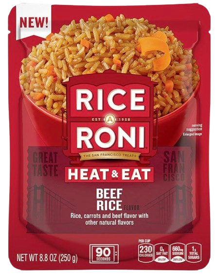 Heat & Eat Beef Riced (8 Pack)