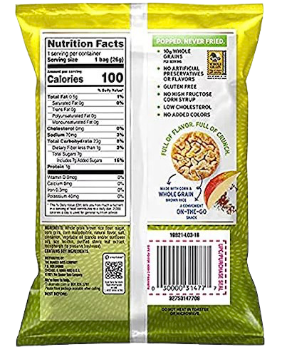 Rice Crisps - Apple Cinnamon (8 Pack)