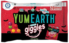 Organic Halloween Giggles Chewy Candy Bites (20 Snack Bags)