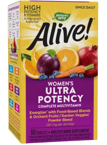 Alive! Women's Ultra Potency Complete Multivitamin, 60 Tablets