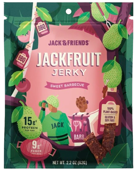 Jack & Barb Sweet BBQ Jackfruit Jerky