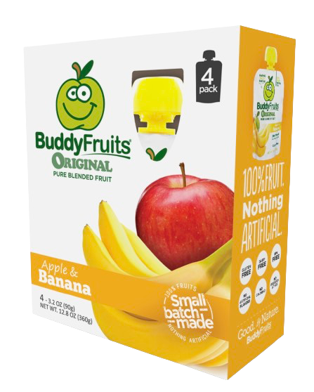 Fruit Pouches- Banana (4 Pack)