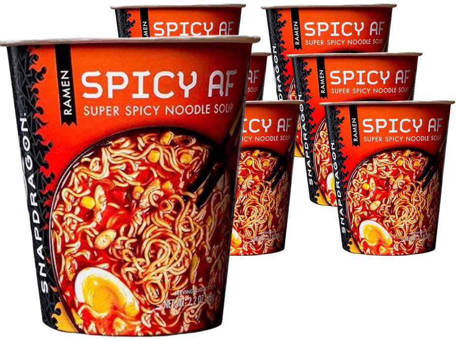 Spicy AF Ramen Noodle Soup Cup (6 Pack)