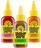 Hot Sauce Variety 3-Pack (Serrano, Habanero, Blue Agave Sriracha)