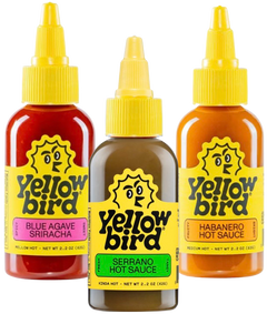 Hot Sauce Variety 3-Pack (Serrano, Habanero, Blue Agave Sriracha)