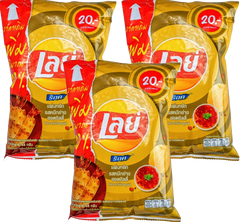 Potato Chips - Hot Chili Squid (3 Pack)