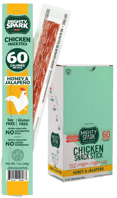 Chicken Snack Sticks - Honey and Jalapeno (12 Pack)