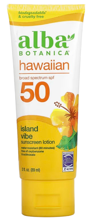 Hawaiian Sunscreen Lotion, SPF 50, Island Vibe