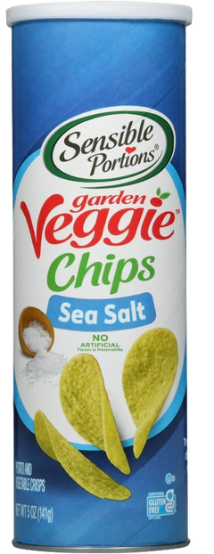 Sea Salt Garden Veggie Chips - Canister