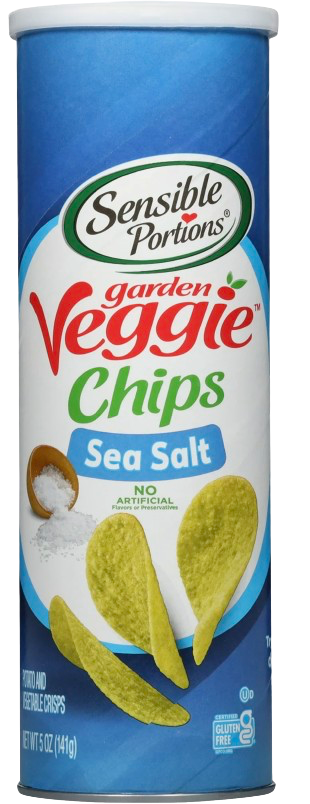 Sea Salt Garden Veggie Chips - Canister