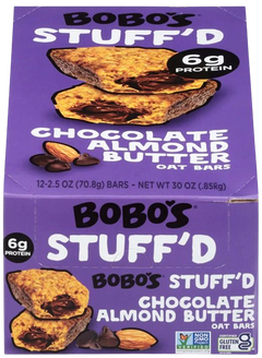 Stuff'd Chocolate Almond Butter Oat Bar (12 CT)