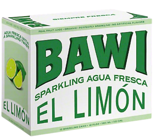 Sparkling Agua Fresca El Limon - Lime (12 Pack)