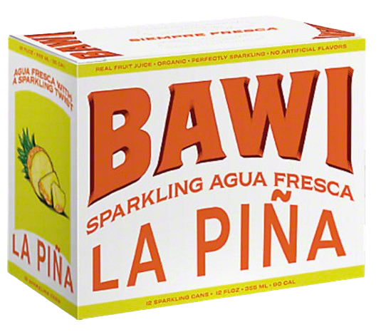 Sparkling Agua Fresca La Pina - Pineapple (12 Pack)