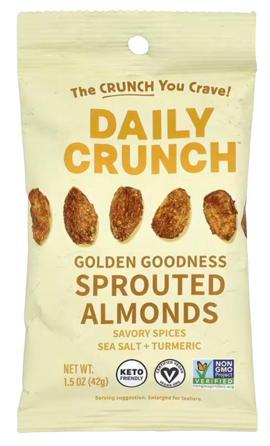 Turmeric + Sea Salt Sprouted Almonds (8 Pack)
