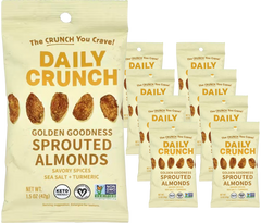Turmeric + Sea Salt Sprouted Almonds (8 Pack)
