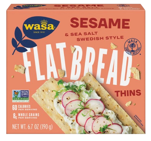 Sesame & Sea Salt Flatbread Thins