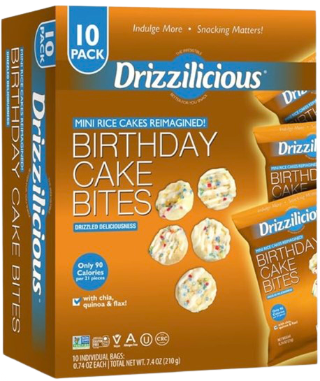 Birthday Cake Rice Crisps (10 Pack)
