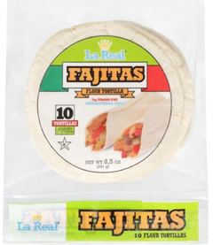 8 in Flour Tortilla Fajita Size (10 CT)
